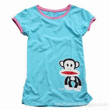 Children's T-shirt, child wear, kid clothes, girls t-shirts, puff sleeve girls t-shirts